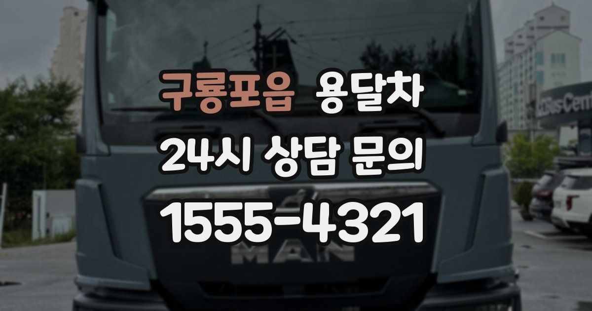 구룡포읍 용달차
