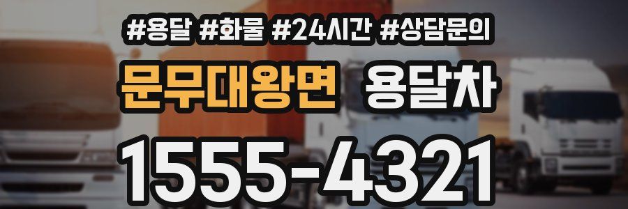 문무대왕면 용달차