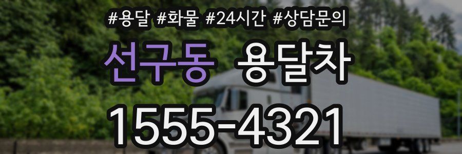 선구동 용달차