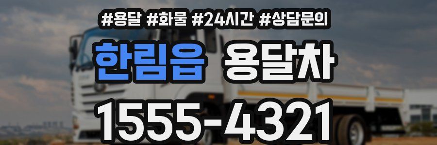 한림읍 용달차