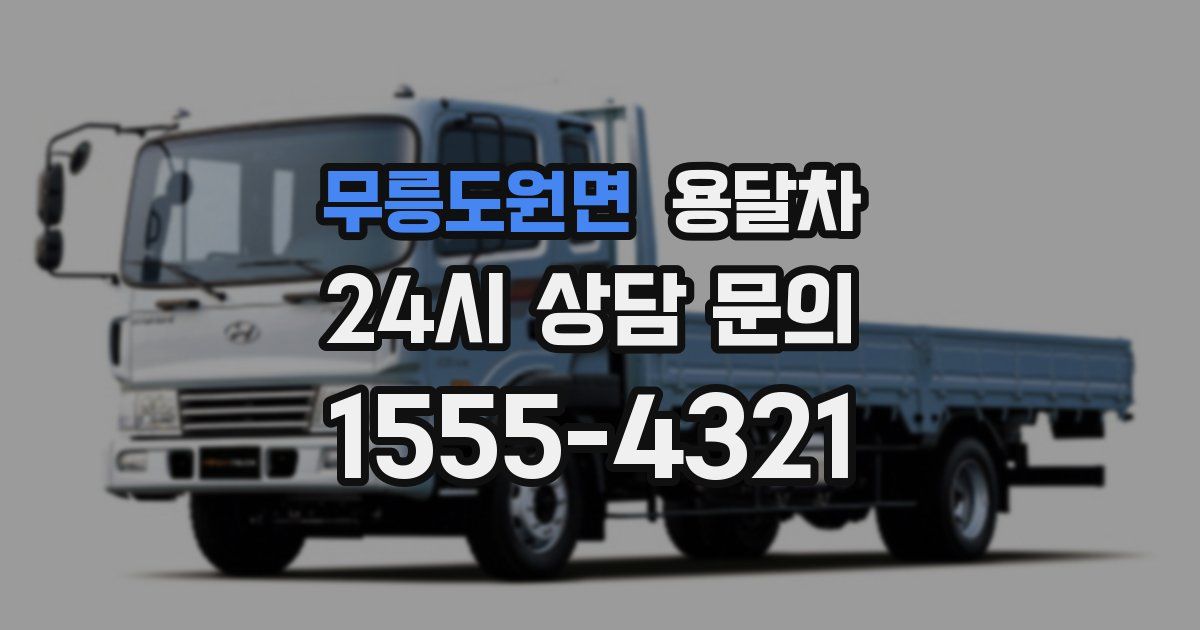 무릉도원면 용달차