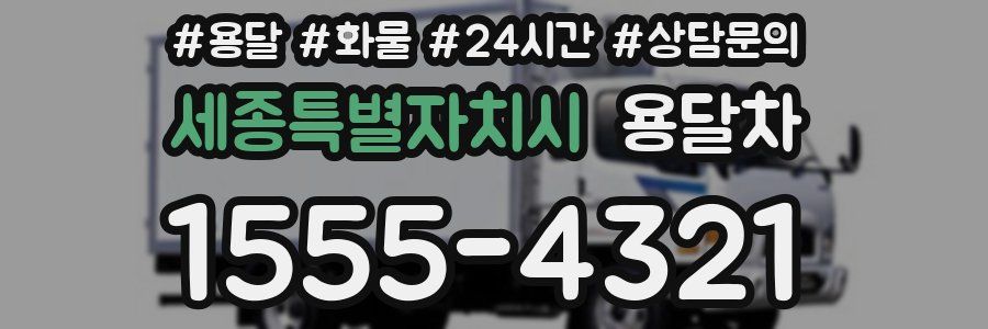 세종특별자치시 용달차