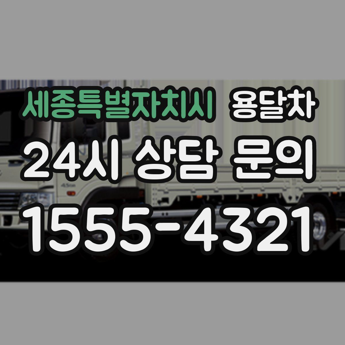 세종특별자치시 용달차