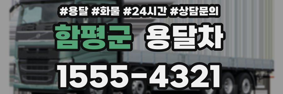 함평군 용달차