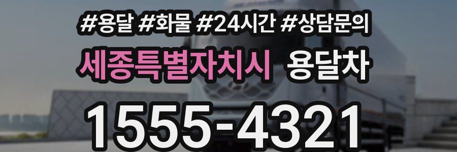 세종특별자치시 용달차