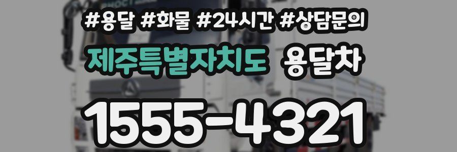 제주특별자치도 용달차