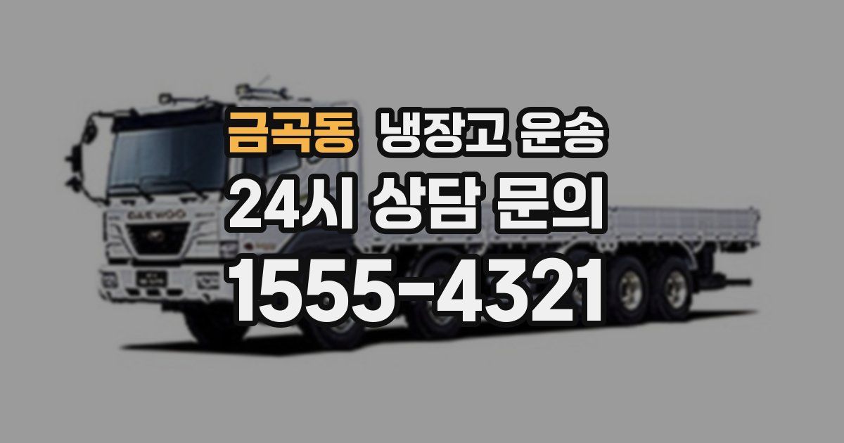 금곡동 냉장고 운송
