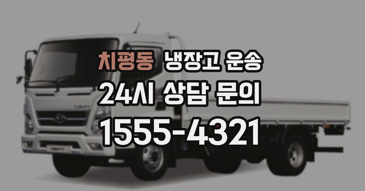 치평동 냉장고 운송