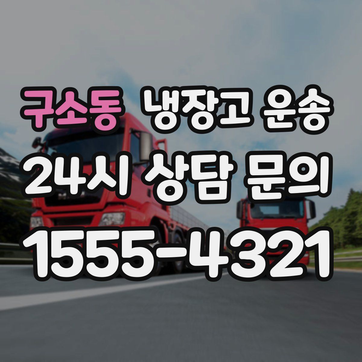구소동 냉장고 운송