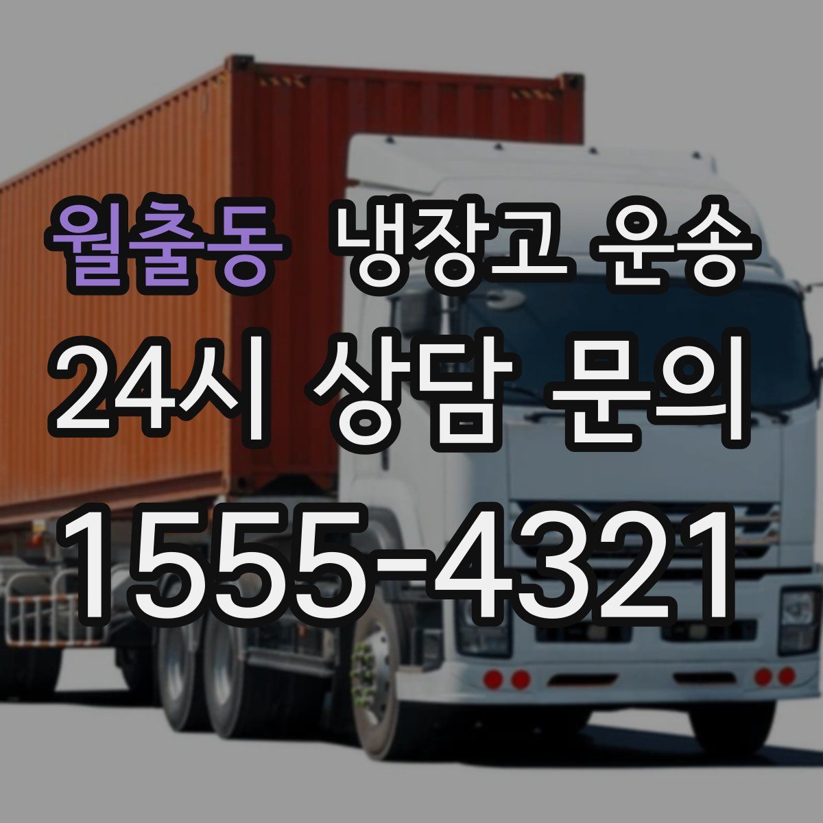 월출동 냉장고 운송