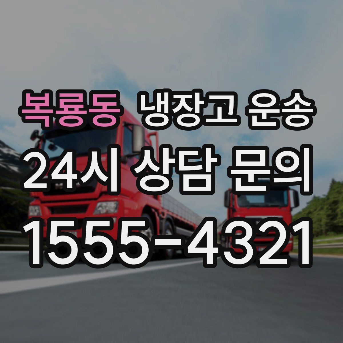 복룡동 냉장고 운송