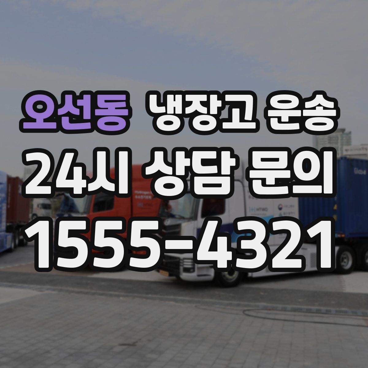 오선동 냉장고 운송