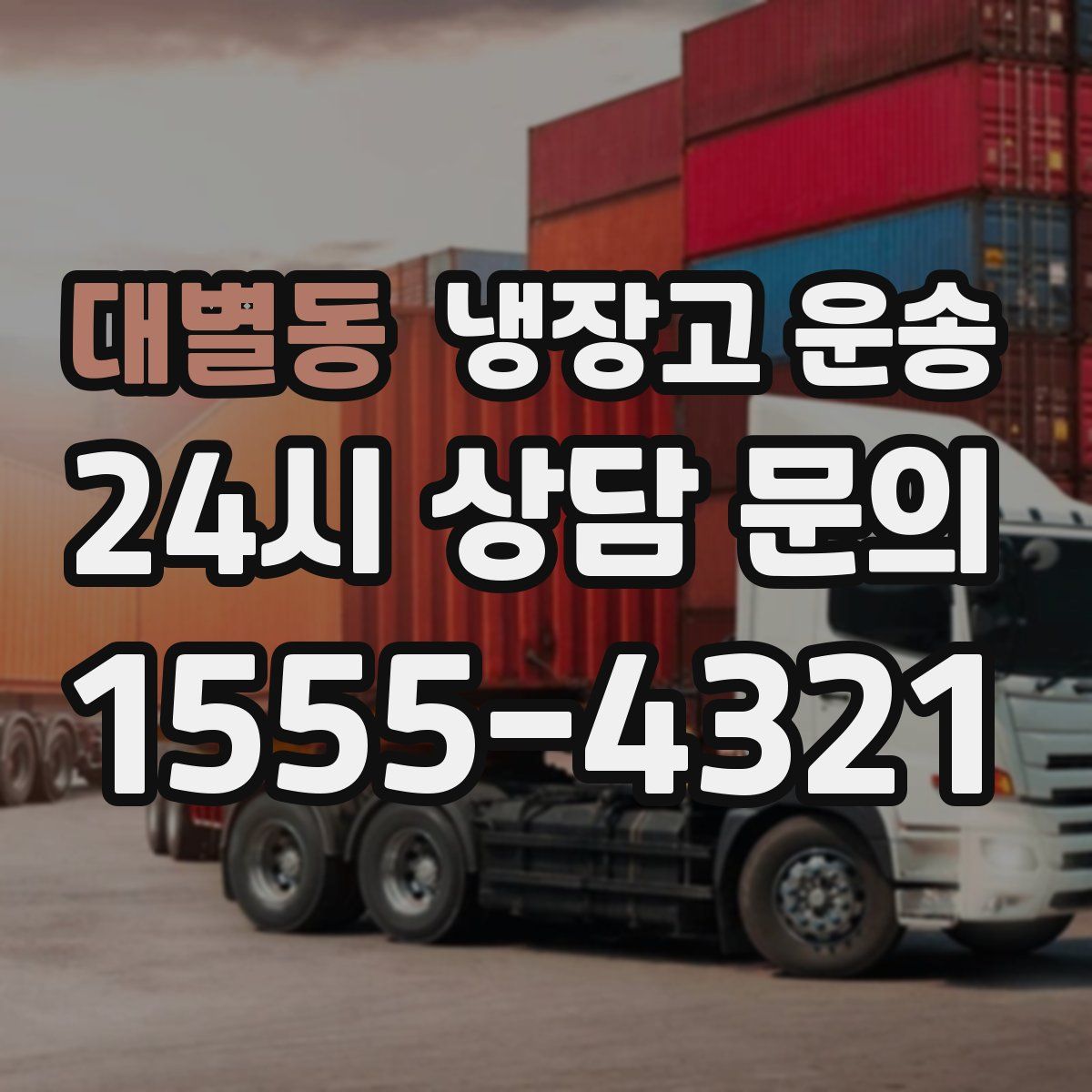 대별동 냉장고 운송