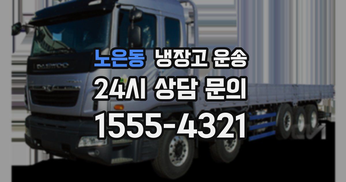 노은동 냉장고 운송