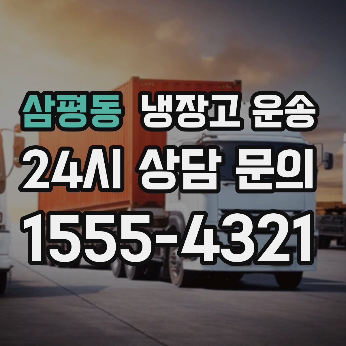 삼평동 냉장고 운송