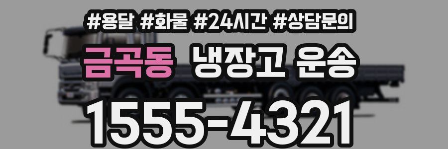 금곡동 냉장고 운송