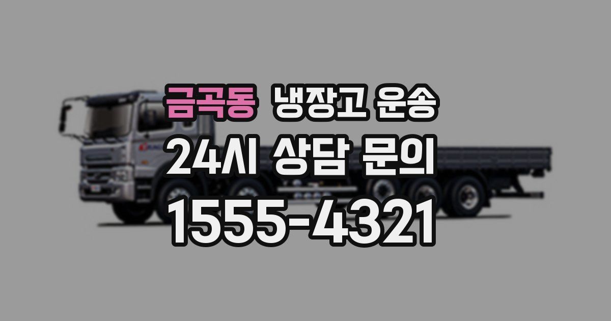 금곡동 냉장고 운송