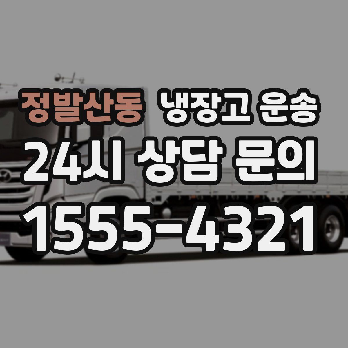 정발산동 냉장고 운송