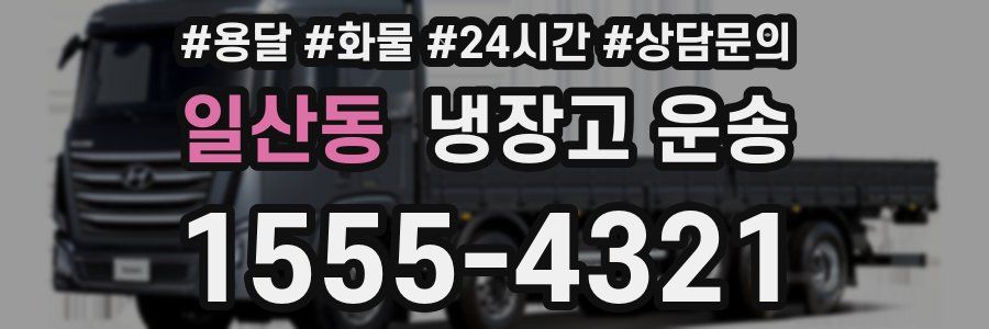 일산동 냉장고 운송