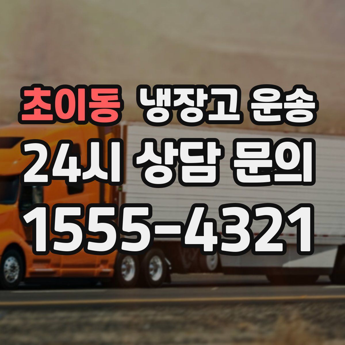 초이동 냉장고 운송