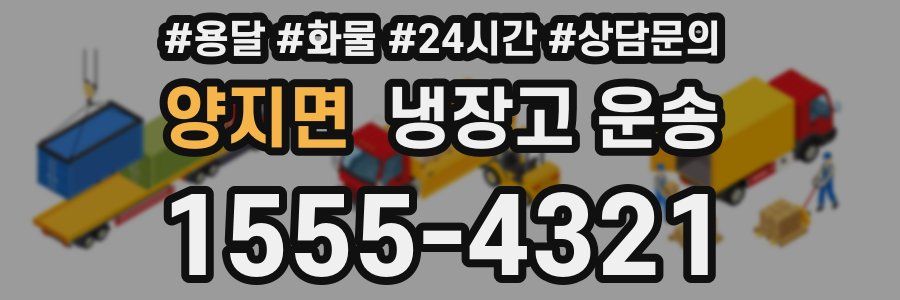 양지면 냉장고 운송
