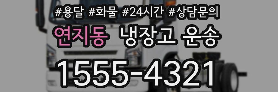 연지동 냉장고 운송