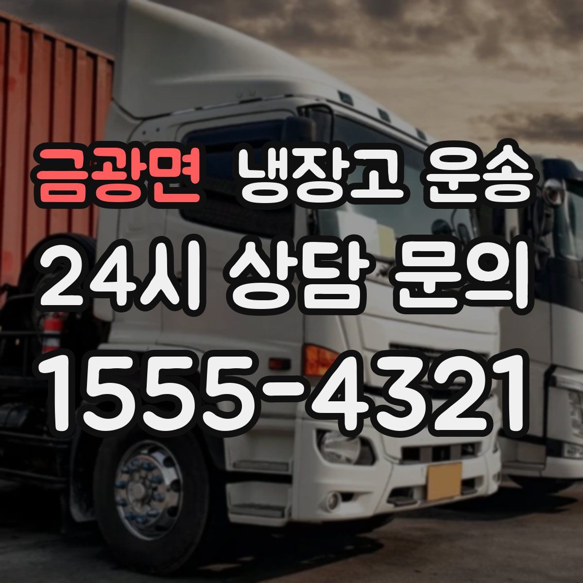 금광면 냉장고 운송