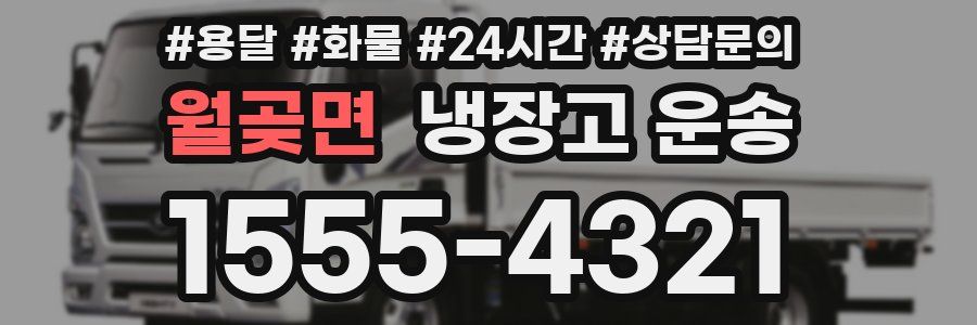 월곶면 냉장고 운송
