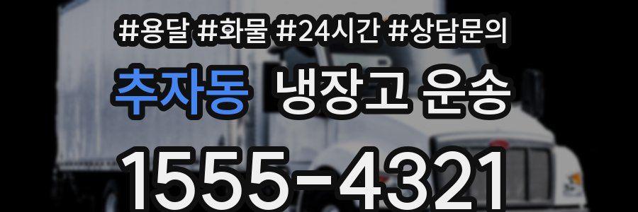 추자동 냉장고 운송