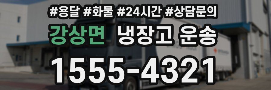 강상면 냉장고 운송