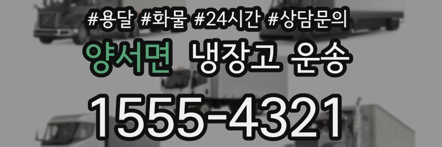 양서면 냉장고 운송