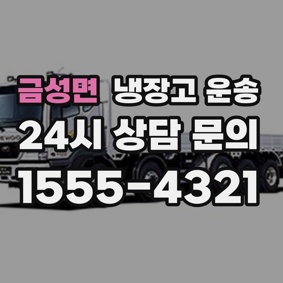 금성면 냉장고 운송