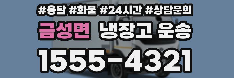 금성면 냉장고 운송