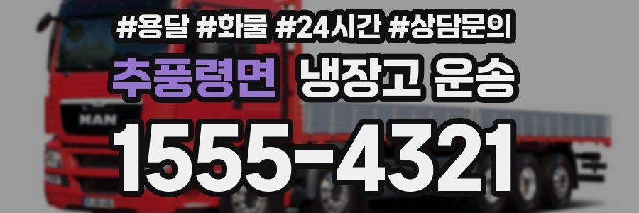 추풍령면 냉장고 운송