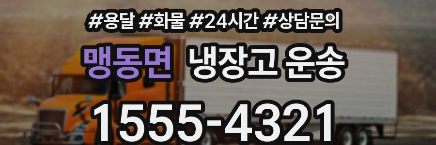 맹동면 냉장고 운송