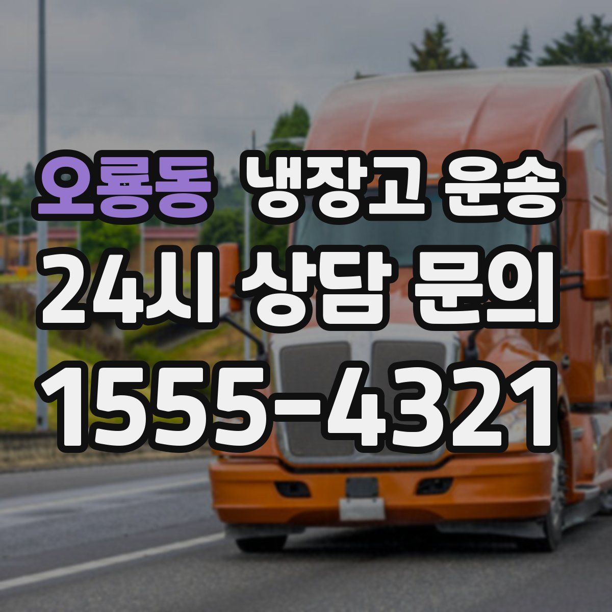 오룡동 냉장고 운송