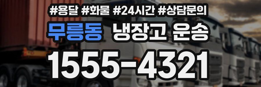 무릉동 냉장고 운송