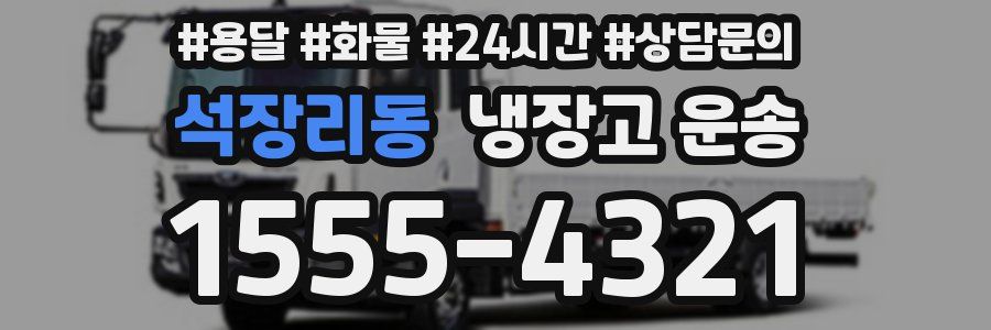 석장리동 냉장고 운송