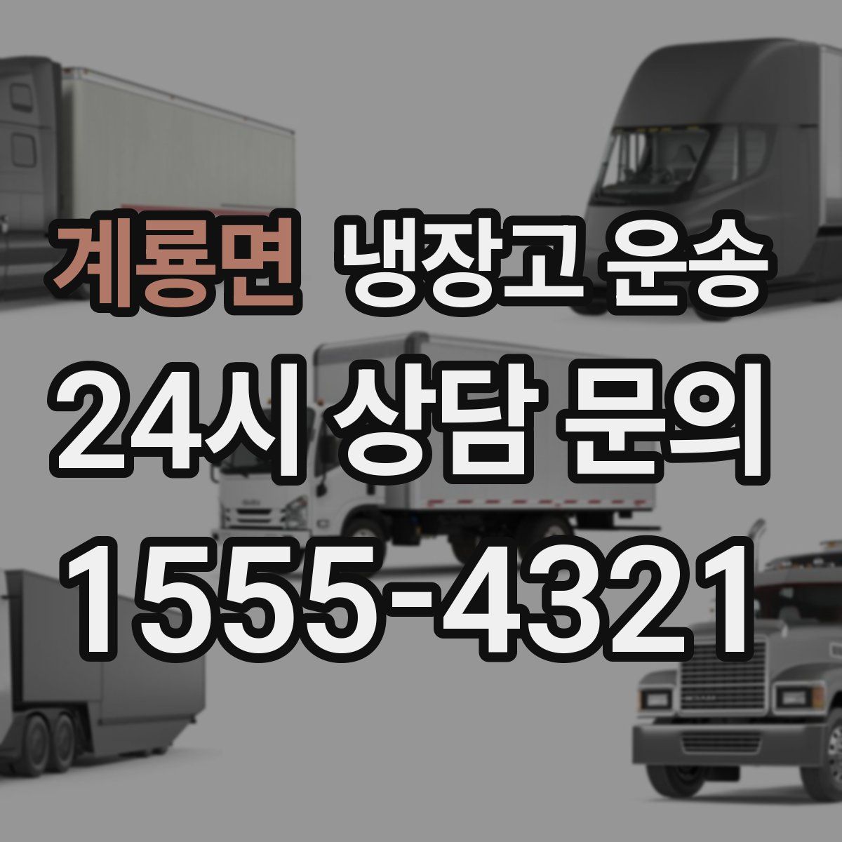 계룡면 냉장고 운송