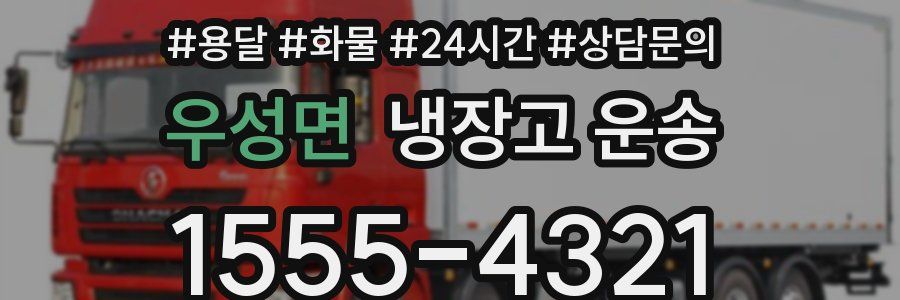 우성면 냉장고 운송