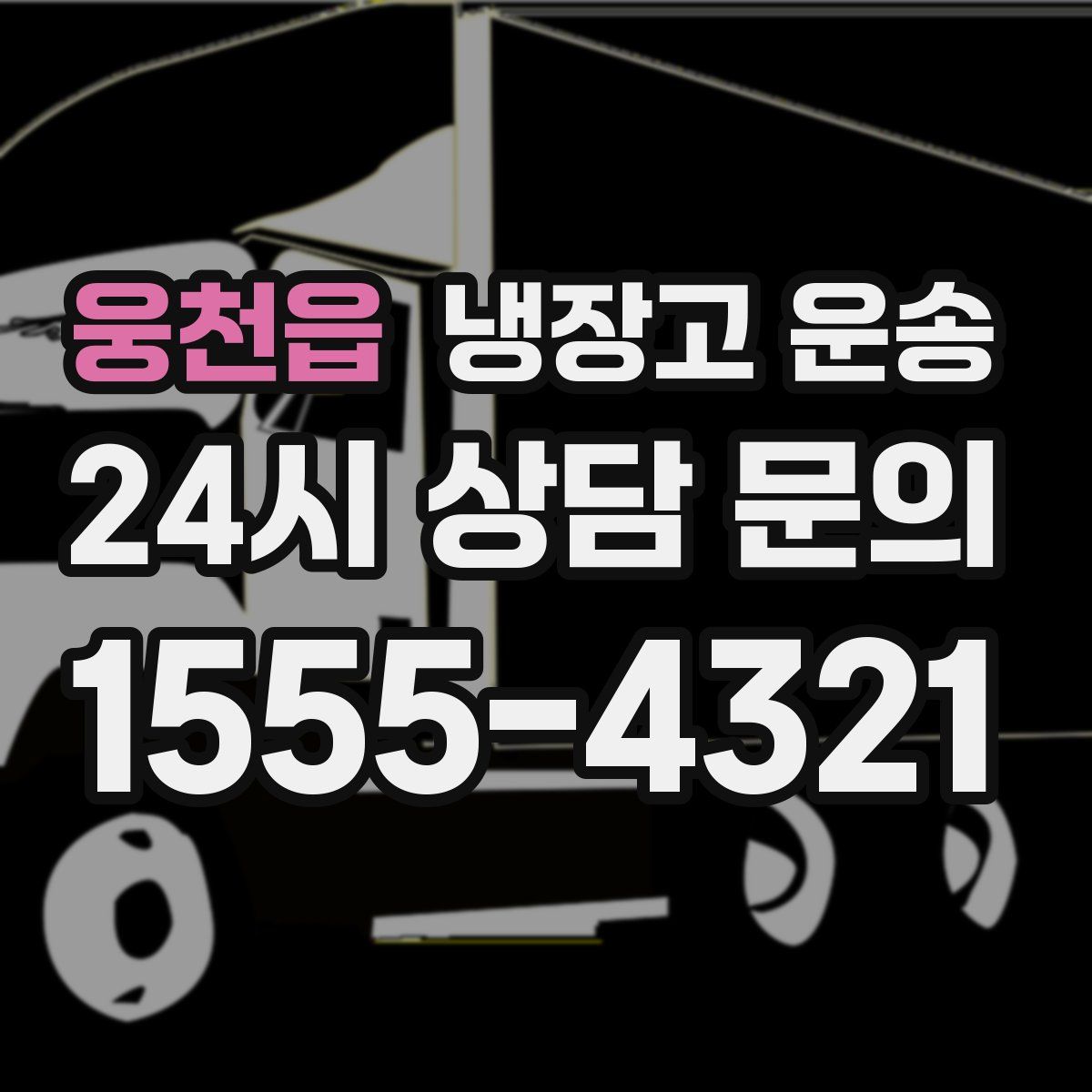 웅천읍 냉장고 운송