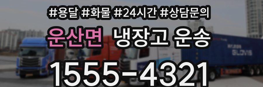 운산면 냉장고 운송