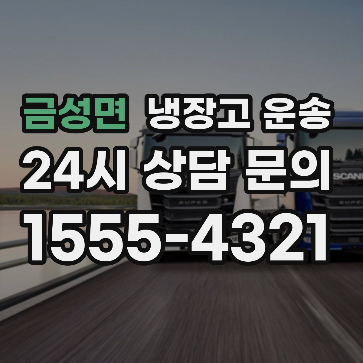 금성면 냉장고 운송