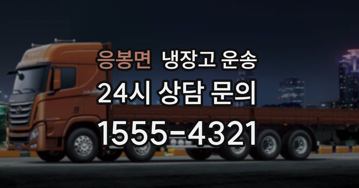 응봉면 냉장고 운송