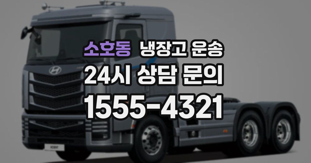 소호동 냉장고 운송