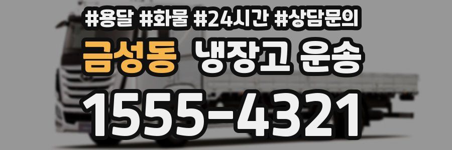 금성동 냉장고 운송