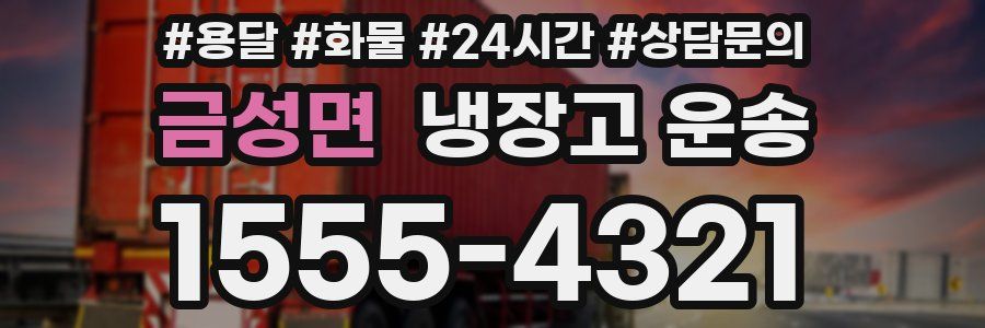 금성면 냉장고 운송