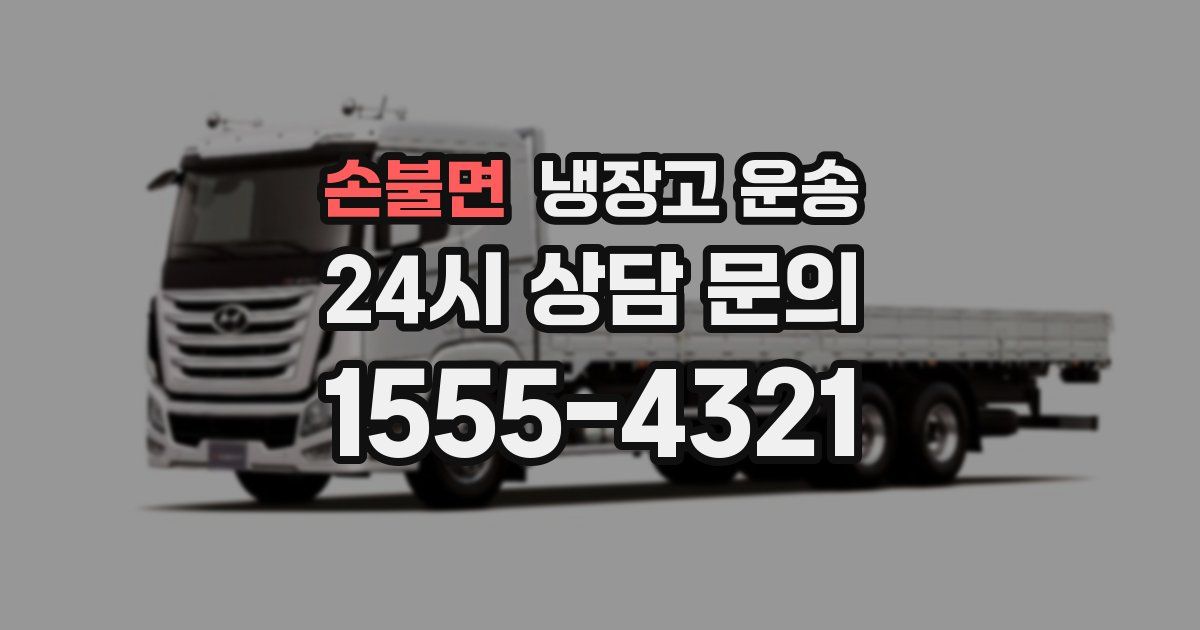 손불면 냉장고 운송