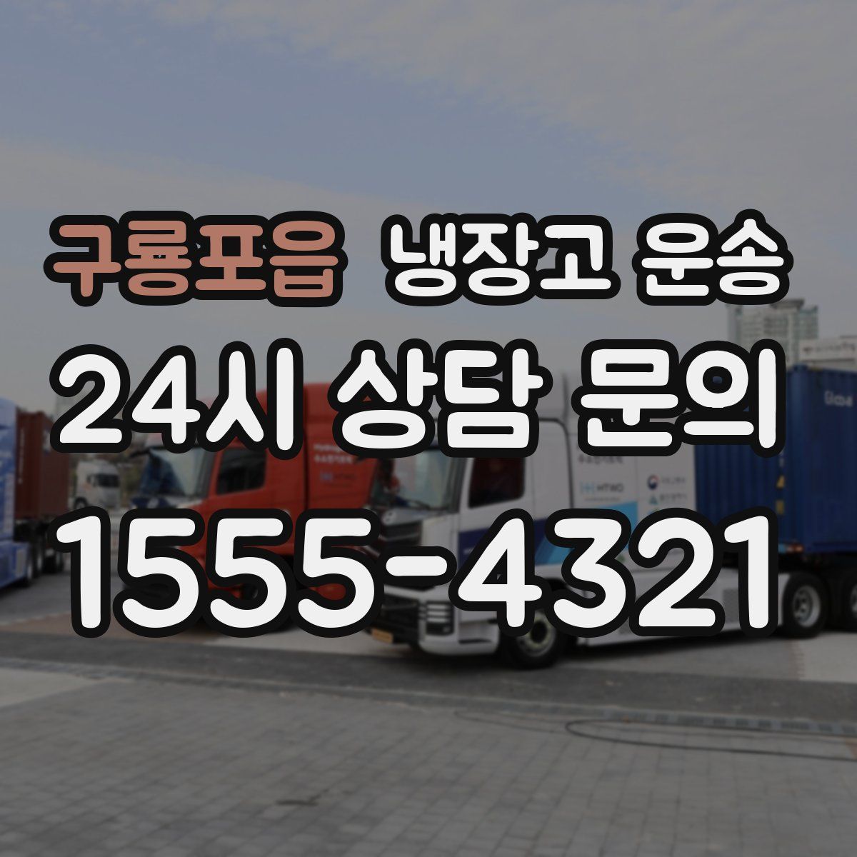 구룡포읍 냉장고 운송