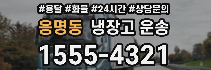 응명동 냉장고 운송
